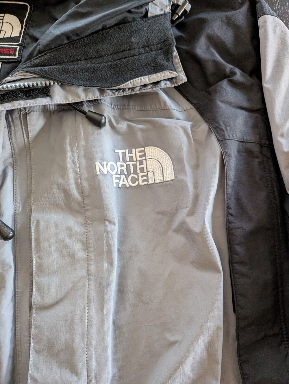 The North Face Summit Series Gore-Tex XCR Jacket Mens XL Grey Black Y2K Vintage - Picture 3 of 14